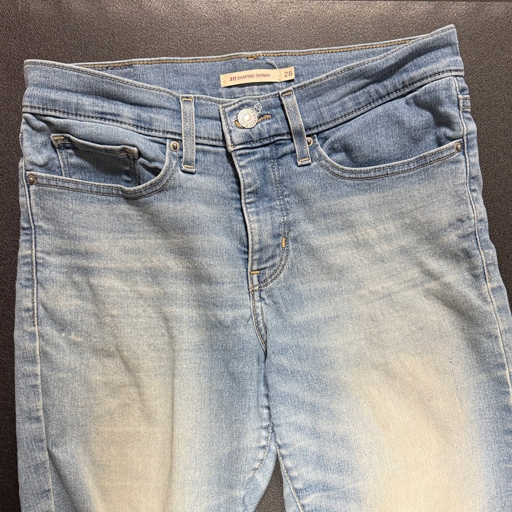 Levi's Light Blue 311 Shaping Skinny Jeans